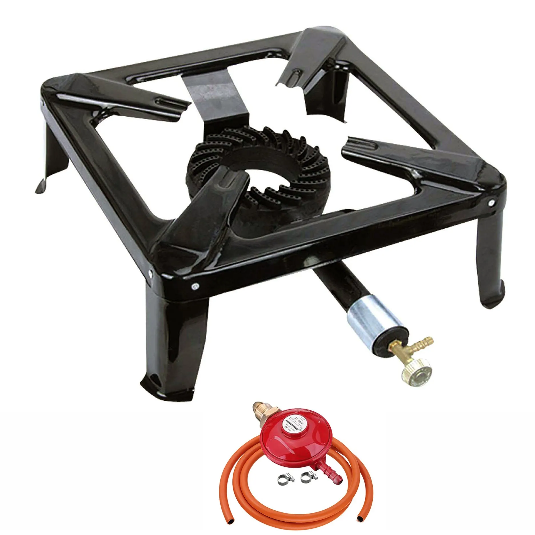 NJ SGB-07 Large Boiling Ring 8.0 kW Gas Stove Cast Iron Burner Cooker LPG Catering