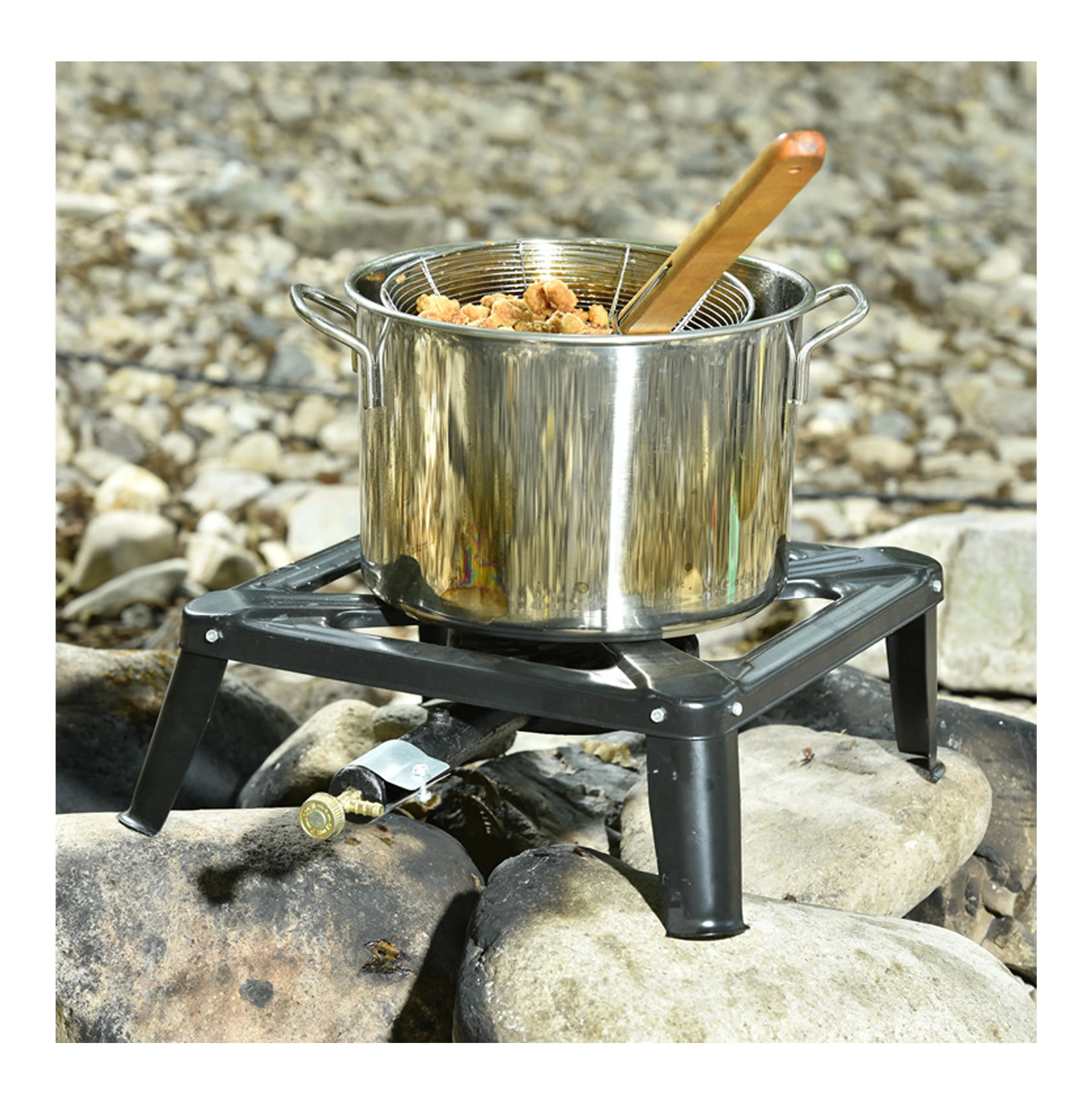 NJ SGB-07 Large Boiling Ring 8.0 kW Gas Stove Cast Iron Burner Cooker LPG Catering