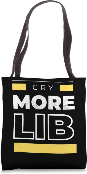 Official Cry More Lib Tote Bag