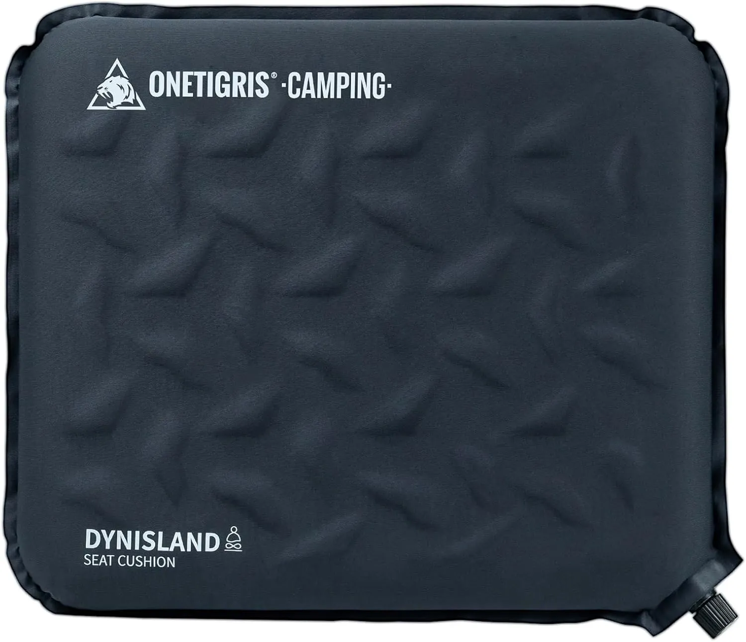 OneTigris Inflatable Seat Cushion - Lightweight Self-Inflating Memory Foam Seat Cushion for Stadiums, Camping, Bleachers, Airplane Travel,Waterproof Portable