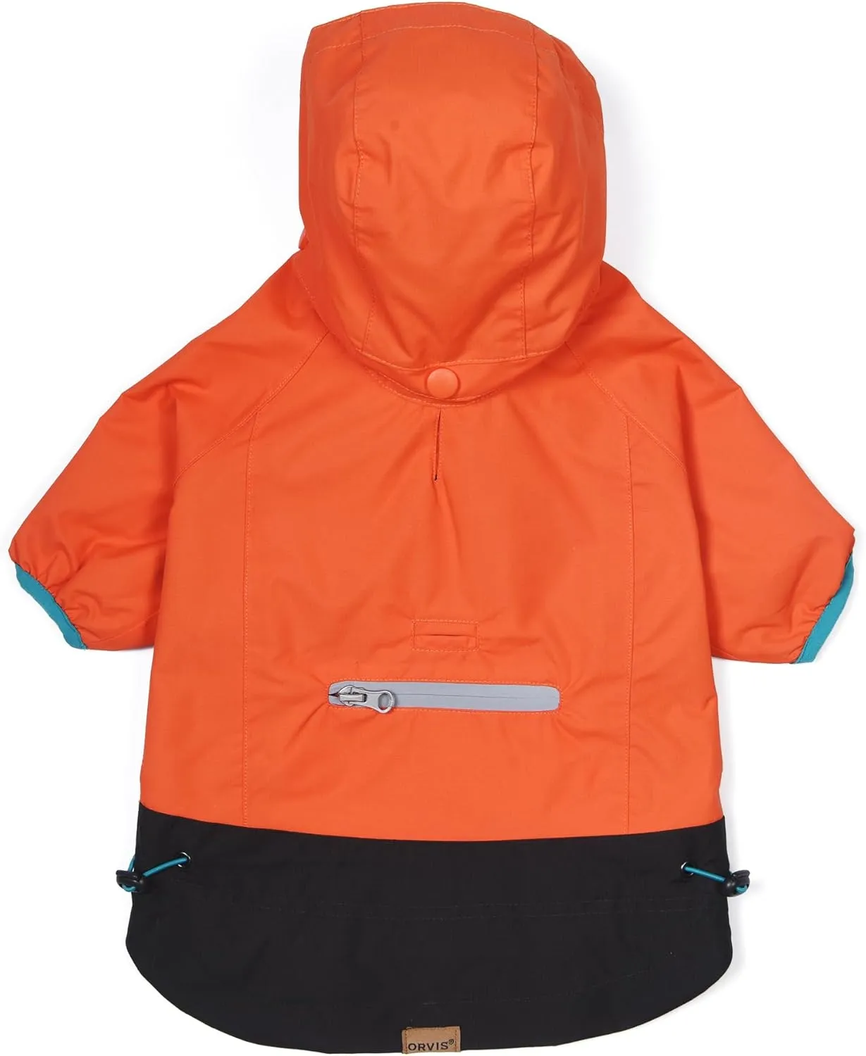 Orvis Dog All Season Trekker 3-in-1 Coat for Dogs, Size Small; Orange High Visibility All Weather Dog Coat with Raincoat & Fleece Vest That Can Be Worn Separately or Together; Removable Hood
