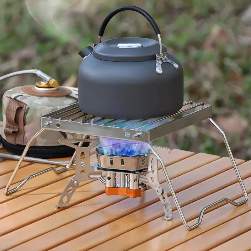 Ourdoor Stainless Steel Camping Grill Portable Foldable Mini Grill