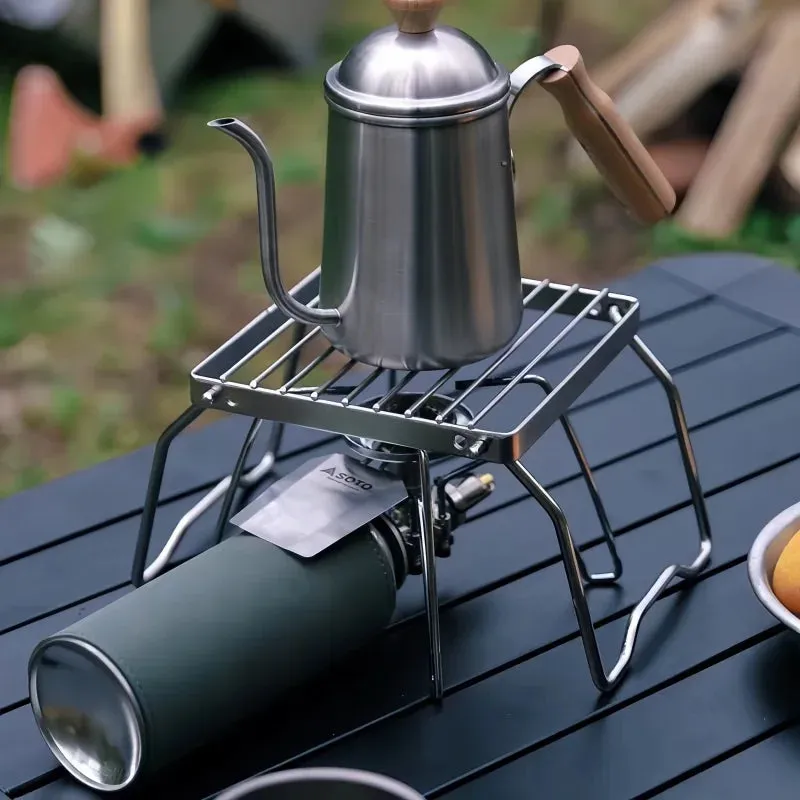 Ourdoor Stainless Steel Camping Grill Portable Foldable Mini Grill