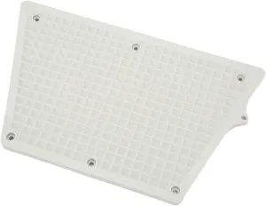 Outboard Transom Plate Grid Design Trapezoidal PVC Outboard Engine Outboard Transom Plate Grid Outboard Engine Mounting Pad for Inflatable Boat Kayak (size: 8.3 x 12.6 x 7.6in)