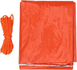 Outdoor Camping Portable Pe Emergency Tent Sleeping Bag Keep Warm Tear Resistant Orange