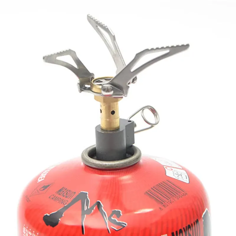 Outdoor Gas Stove Camping Gas Burner Portable Mini Cast Iron Copper Stove Survival Furnace Pocket Picnic Gas Cooker K-3000