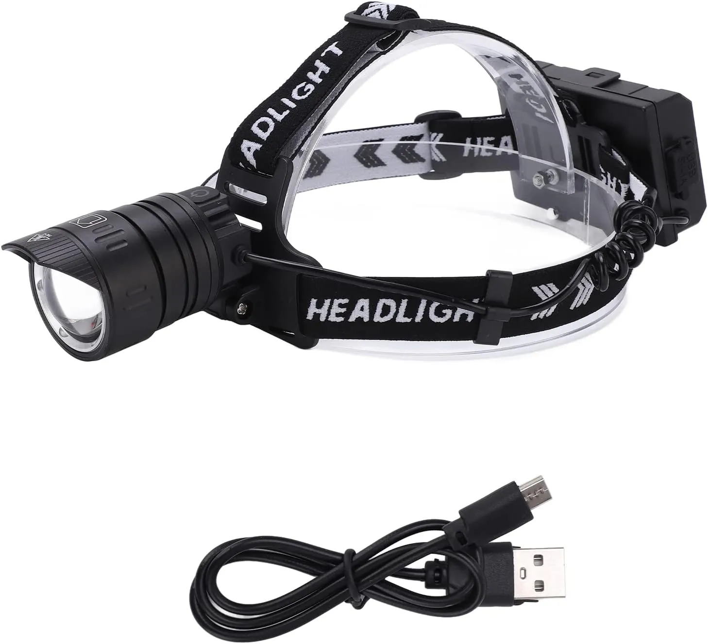 Outdoor Motion Sensor lamp USB Rechargeable Strong Light Flashlight for Hiking Camping