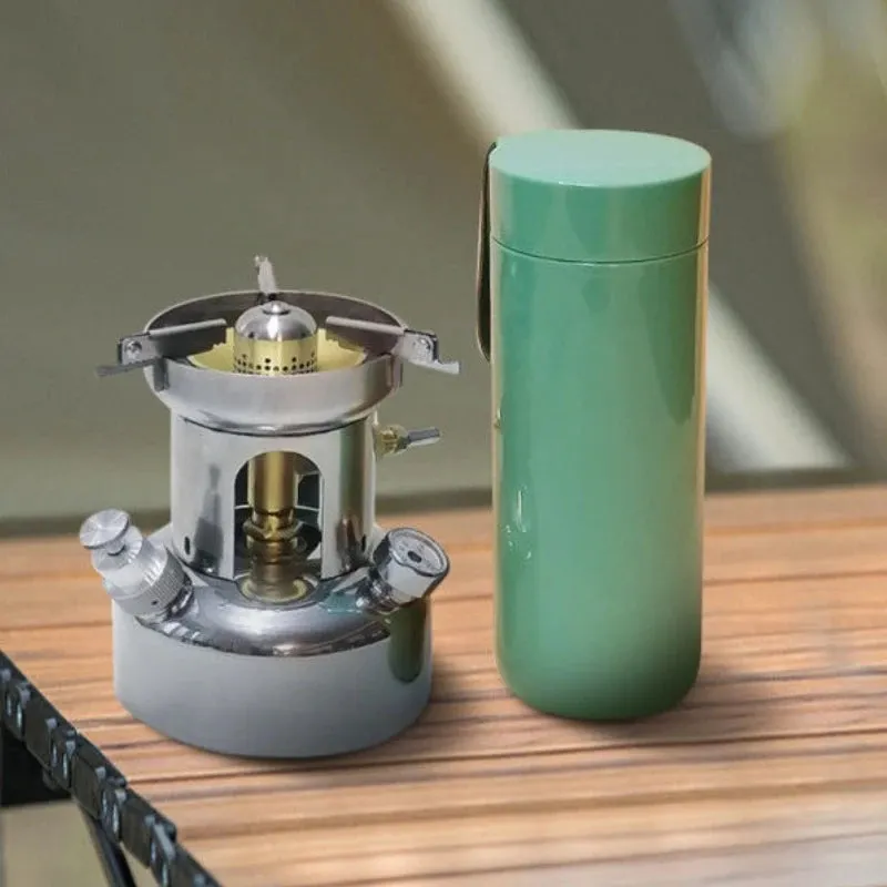 Outdoor Multi-fuel Oil Stove Field Portable Alcohol Stove Picnic Gasoline Kerosene Gasification Stove Compact and Safe Camping