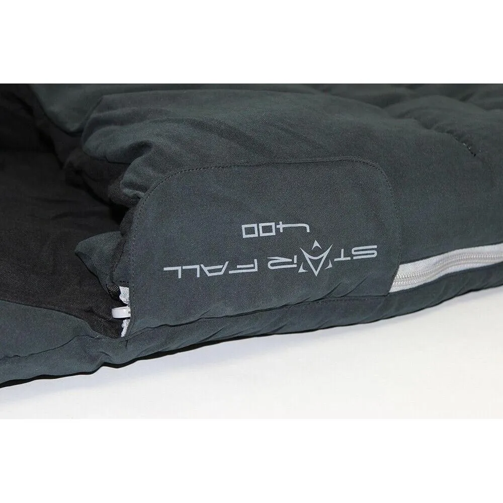 Outdoor Revolution StarFall Midi Cotton Flannel Inner Sleeping Bag - Charcoal