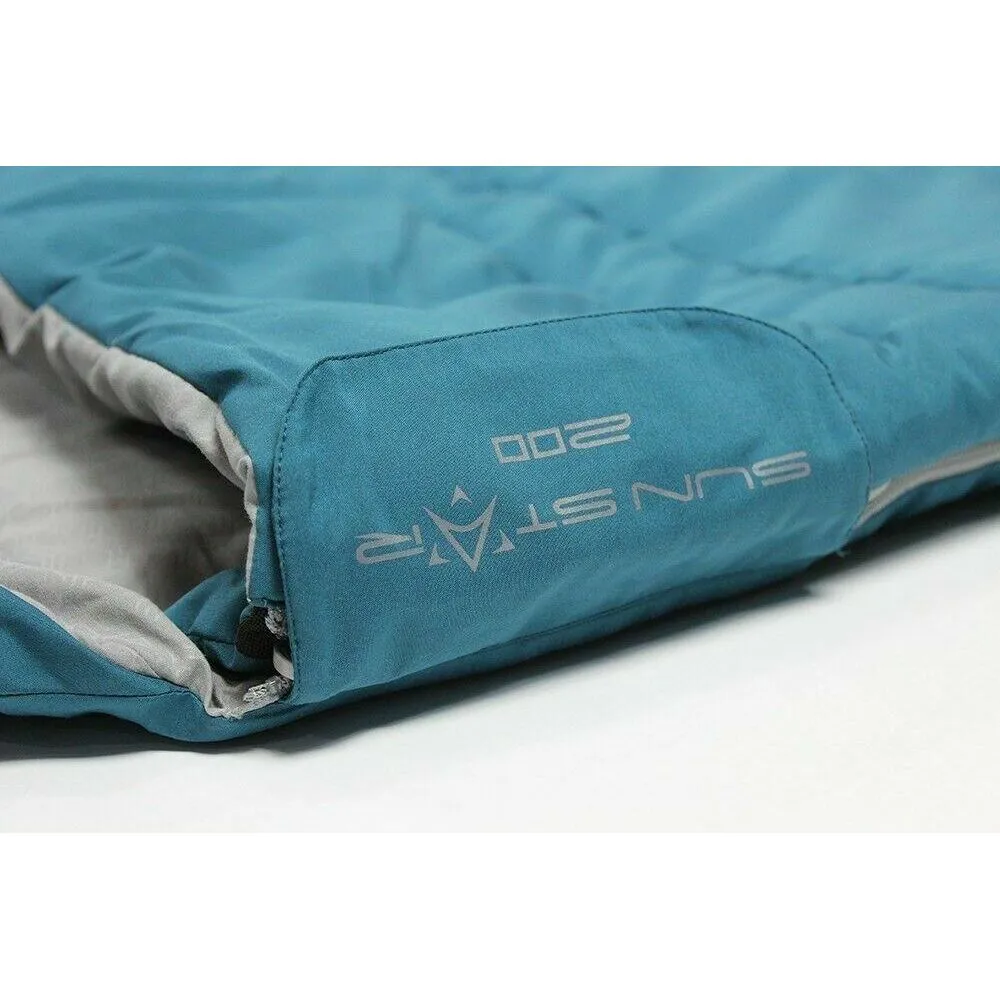 Outdoor Revolution Sun Star Coral Blue Double 200 Sleeping Bag ORSB2011 Blue