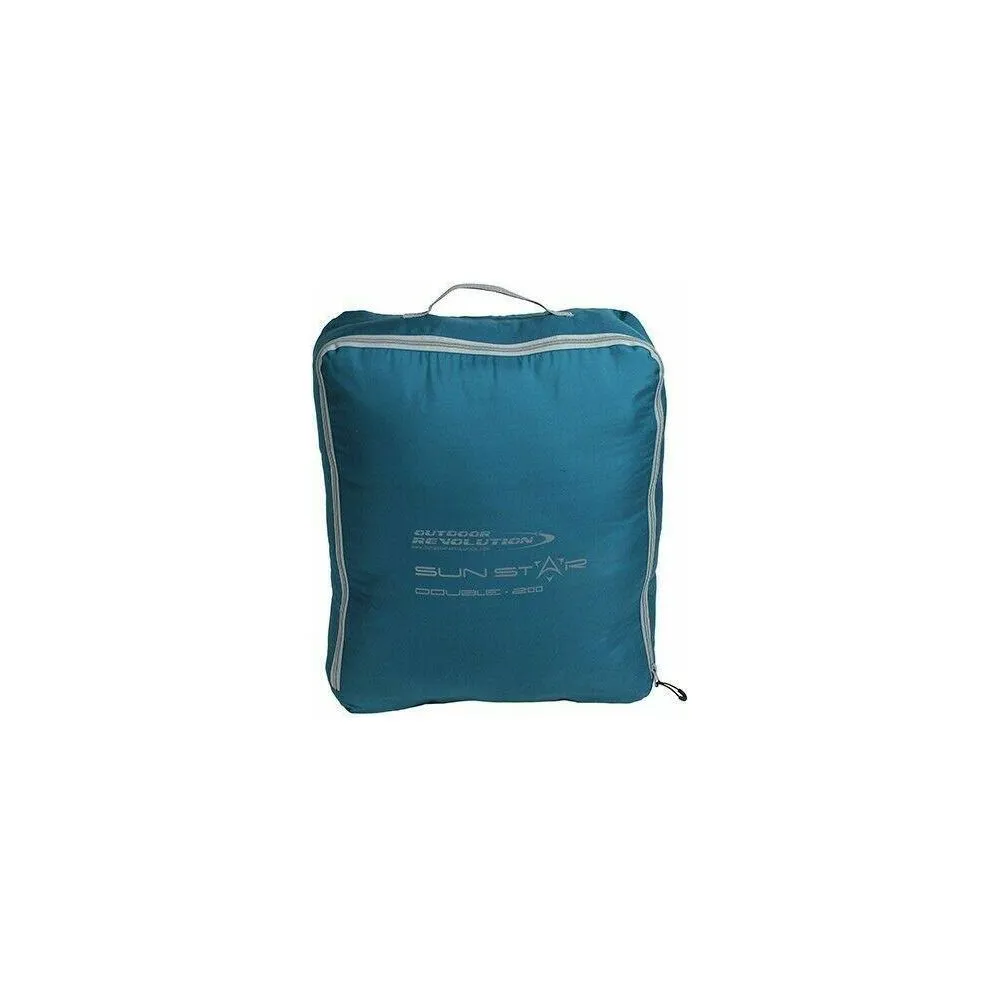 Outdoor Revolution Sun Star Coral Blue Double 200 Sleeping Bag ORSB2011 Blue