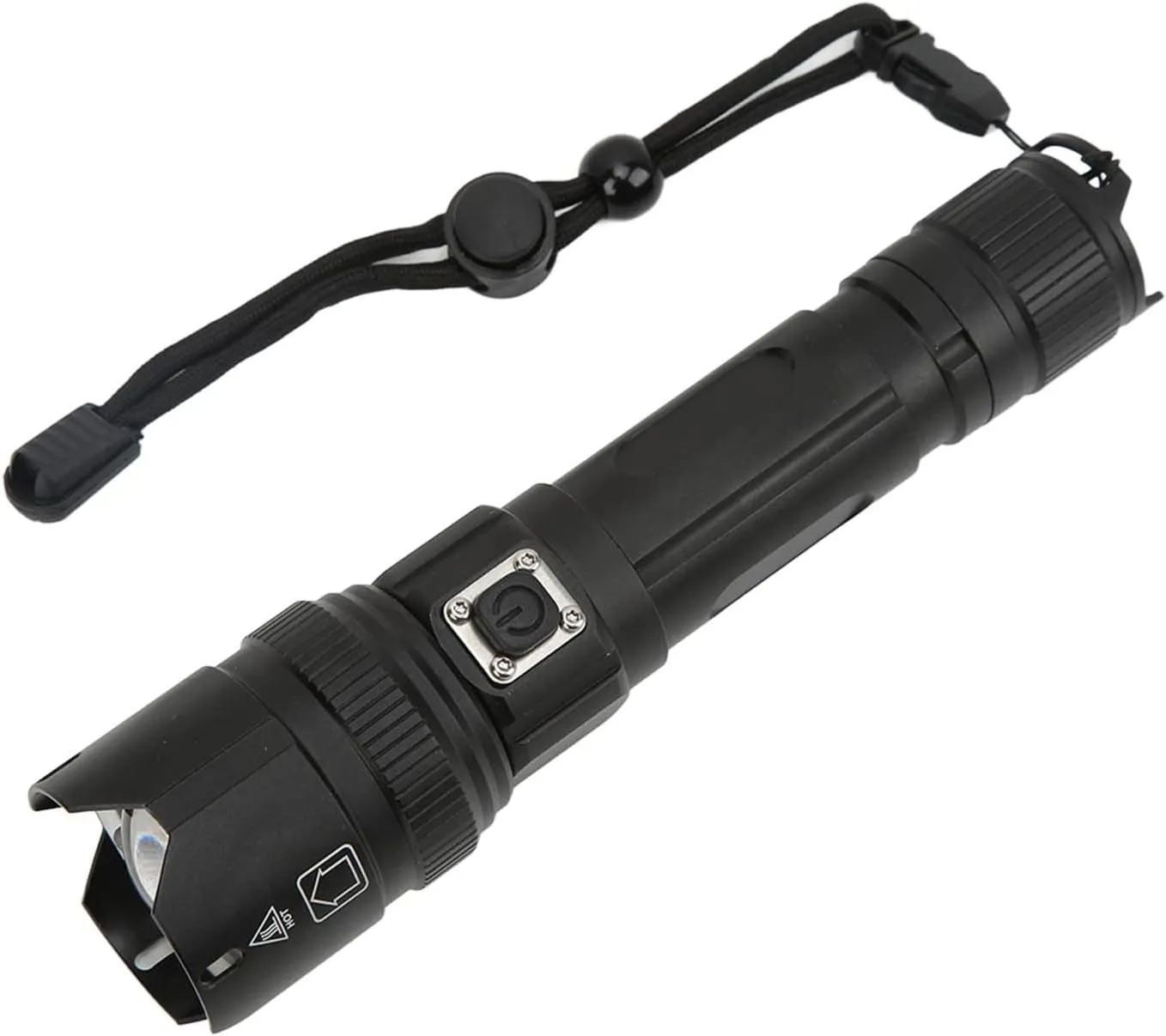 P50 Zoomable Flashlight Aluminum Alloy Powerful IPX4 Waterproof Upgrade 5 Modes Lighting Flashlight Durable for Camping for Outdoor