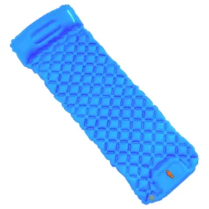 PACOONE Twin Ultralight Camping Sleeping Pad with Pillows, Built-in Pump, Waterproof Air Mattress for Hiking
