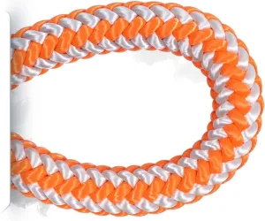 Pelican Rope 16-Strand 1/2 in (12.7 mm) Arborist-16™ Rope - 5400 lbs MBS - Static Climbing Rope - Rescue Operations - High Visibility - 120 ft - Tight Spliced Eye - Orange/White - Made in The USA