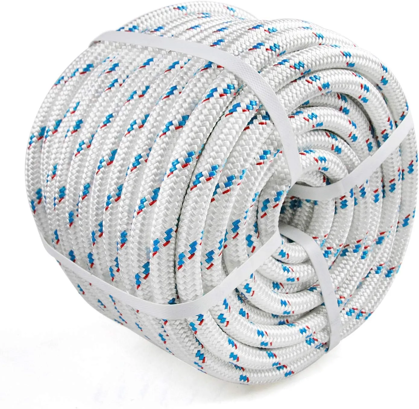 Perantlb Double Braid Rope, 5/8 inch by 150 feet, Weather Resistant Polyester Material, can be Used as Climbing Rope, Boat Rope…