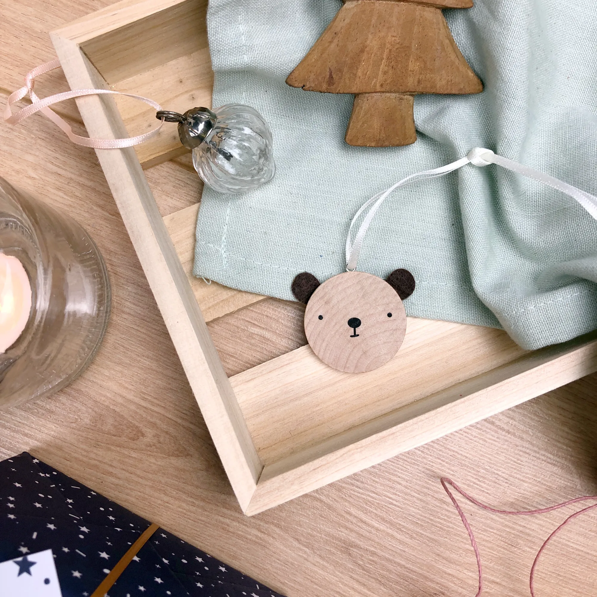 Personalised First Mother's Day Bear Token Card