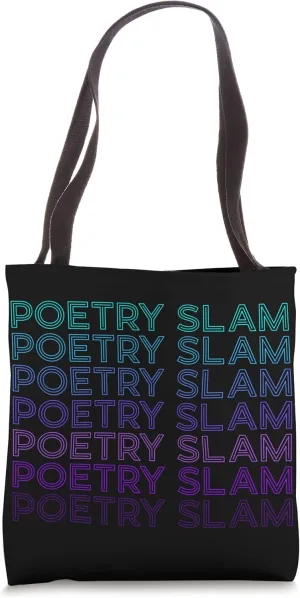 Poetry Slam Retro Tote Bag