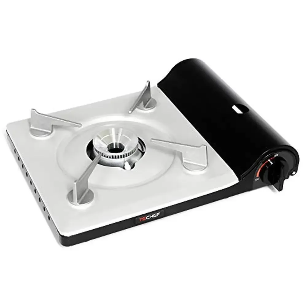 Portable Butane Gas Stove Burner with High Power 2800 kcal/hr Made in Korea Slim Design Auto Ignition Magnetic Locking System