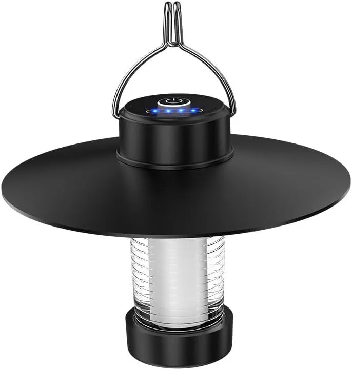 Portable Camping Light USB Rechargeable Hanging Lights LED Lighthouse Transfer Hiking Tent Emergency Flashlight