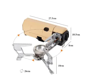 Portable Outdoor Gas Cooker with Folding Design (Single)
