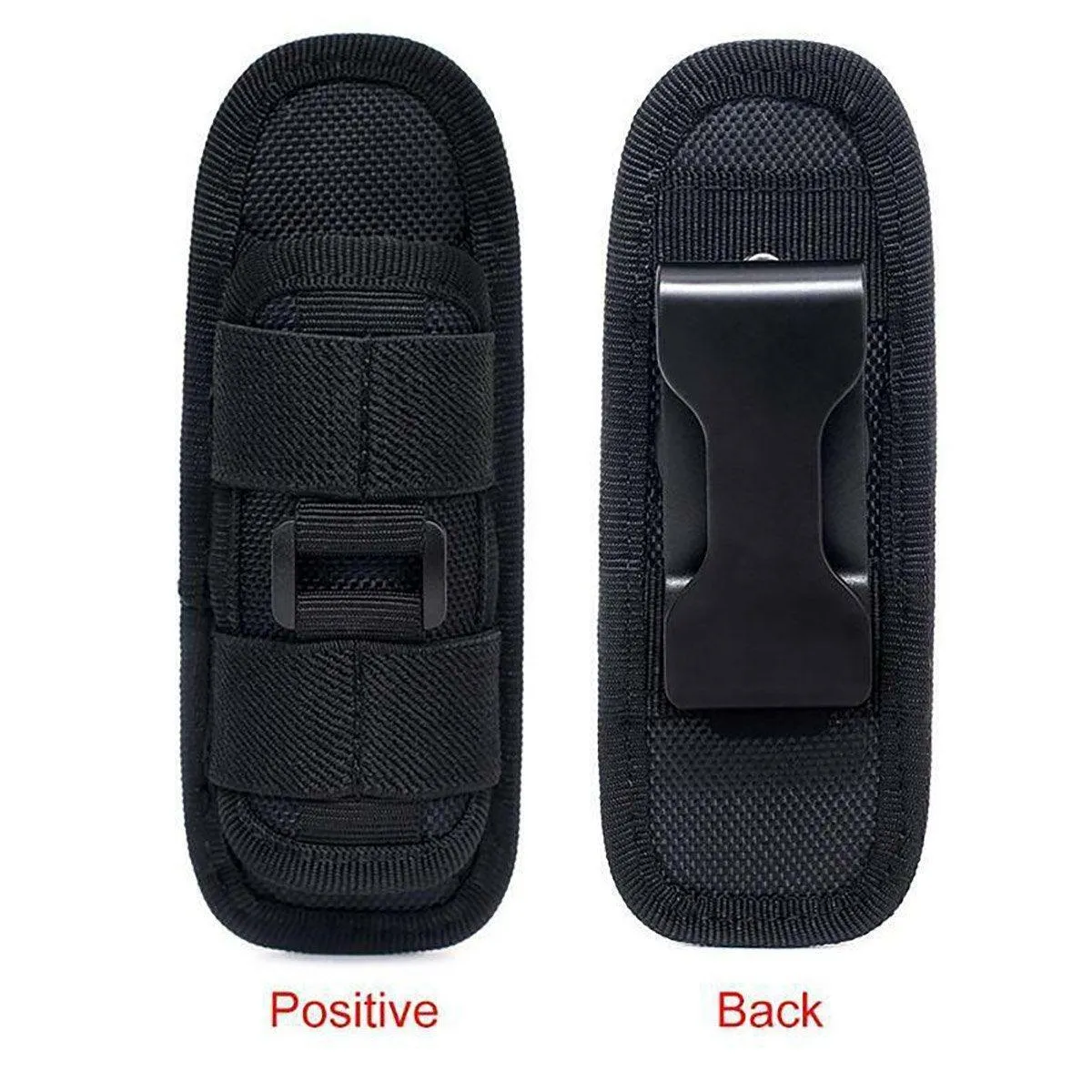 Portable Outdoor Military Flashlight Bag Pouch Tactical Case Holster Belt Holder
