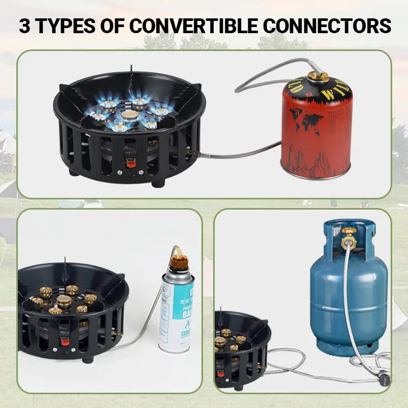 Powerful 21,000W Outdoor Cooking Stove Set