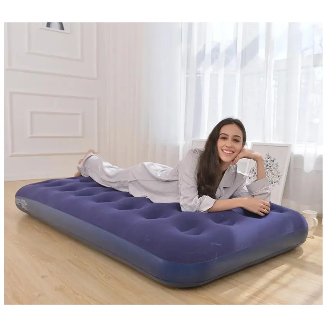 Premium Single Inflatable Air Bed/ mattress with Air Pump-Single Person