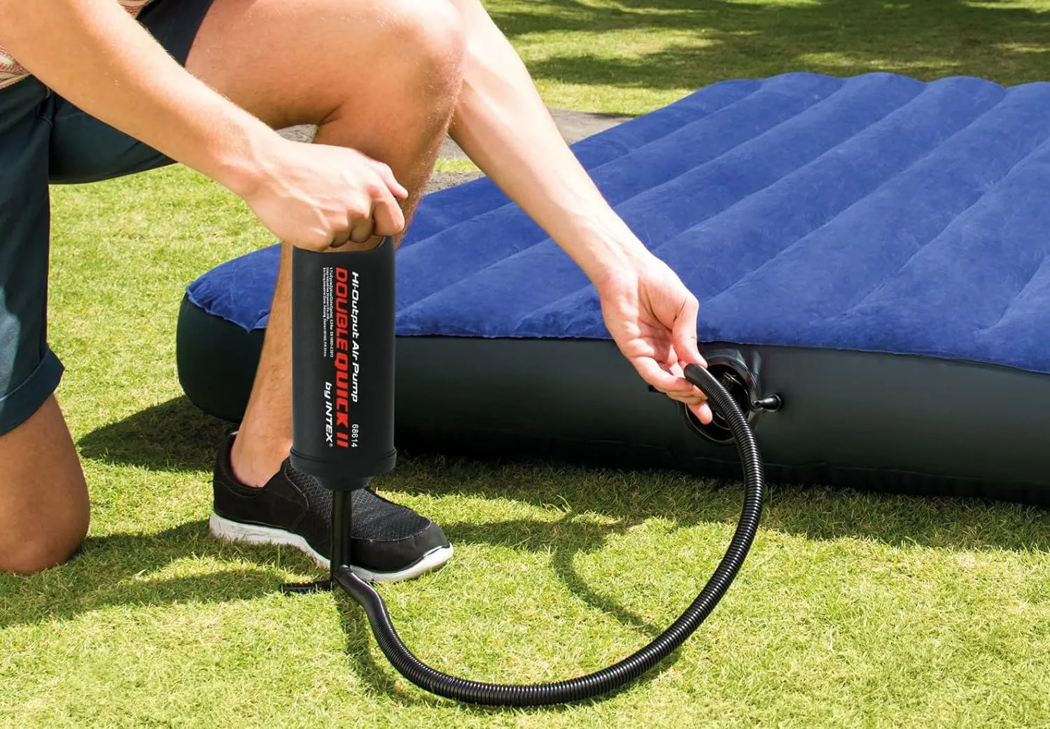 Premium Single Inflatable Air Bed/ mattress with Air Pump-Single Person