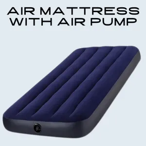 Premium Single Inflatable Air Bed/ mattress with Air Pump-Single Person