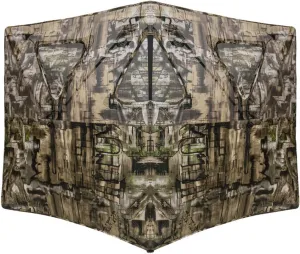 Primos Hunting Double Bull Stakeout Blind with SurroundView, Portable with Carry Bag in Truth Camo 65158