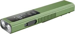 PRO EDC Flashlight Flat with Green Beam, UV Light and 500LM White Light LED Combo, IPX4, Portable Pocket Flash Lights with Magnet for Outdoors, Camping and Travel (Green)