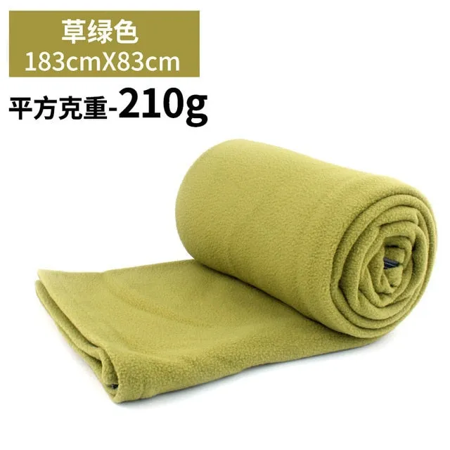 Professional assistance Fleece Climbing Cover Portable Rescue Rest Camping Quilt Equipment Sleeping Blanket 183*83cm Warm Unique Outdoor Trekking Bag Travel