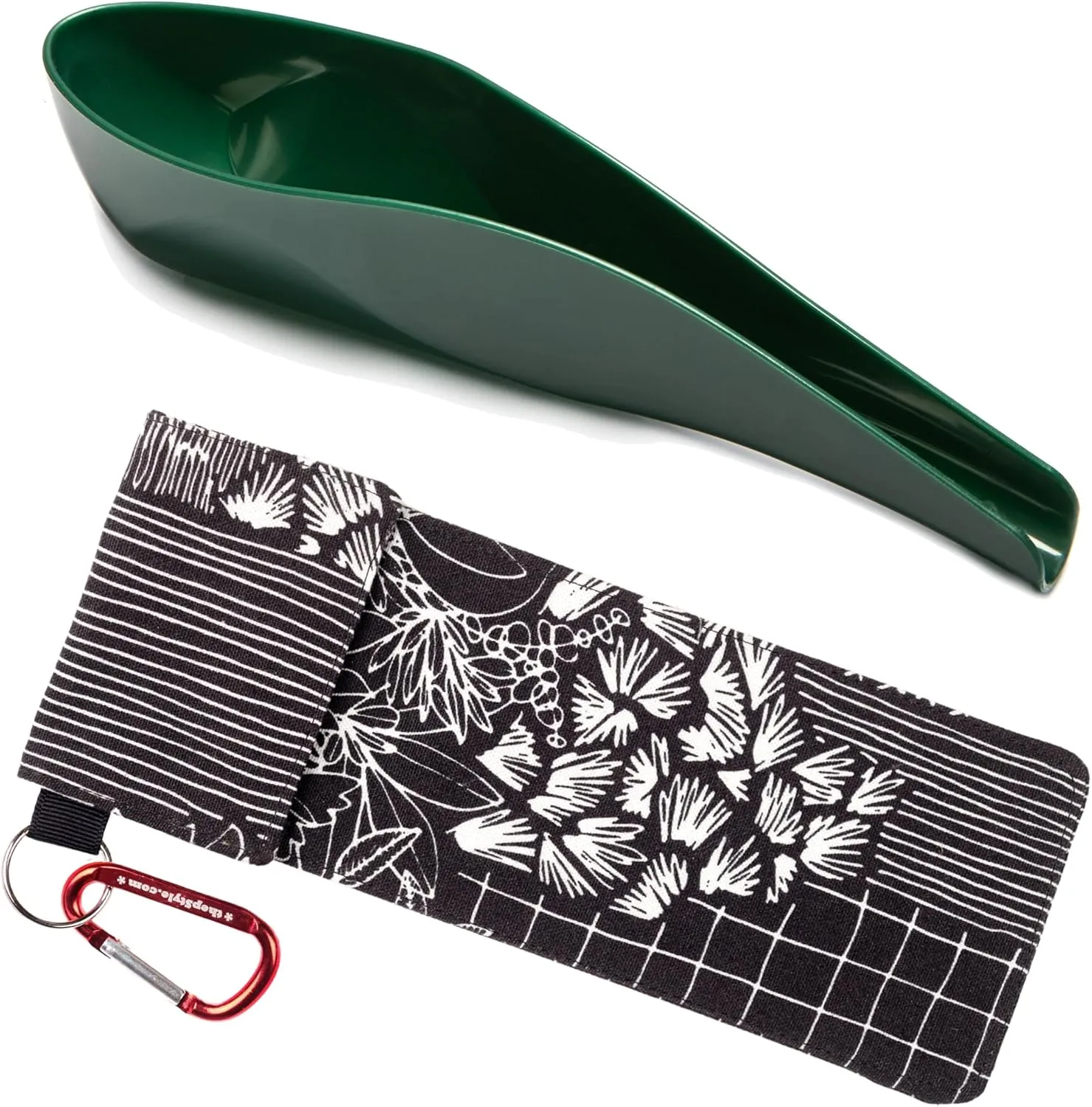 pStyle | Female Urination Device | Recycled Ocean Plastic pStyle w/HatchMark Flora pCase | Made in USA | Pee Funnel for Women | Camping, Hiking, Travel, Gender Affirmation & More | Portable Urinal