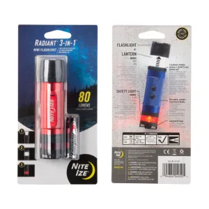 Radiant 3-in-1 Mini Flashlight