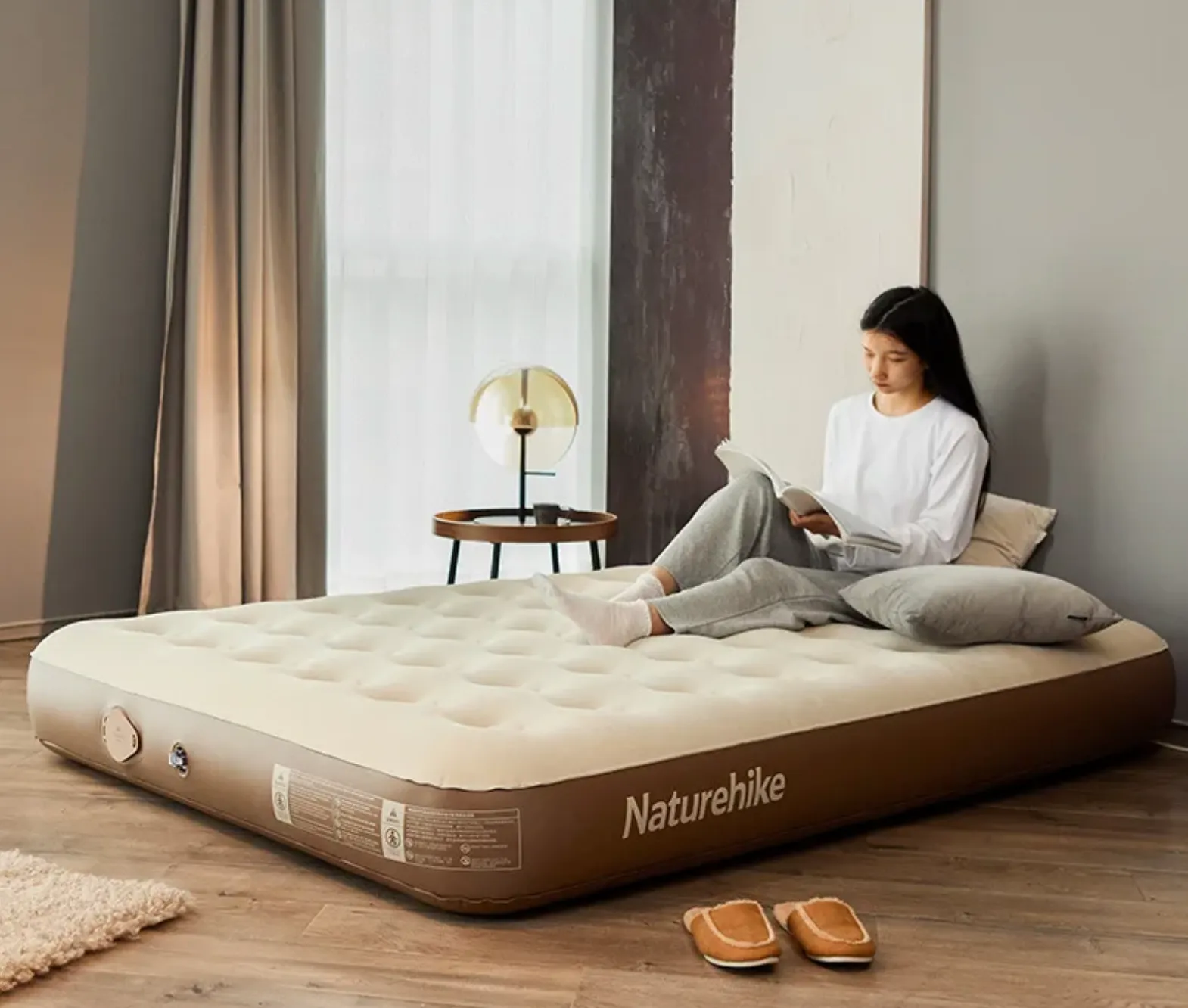 Raised Built-In Repeat buyers Pump PVC (Single Mattress Size) Members-only Naturehike Inflatable