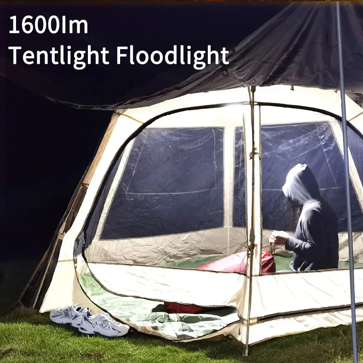 Rechargeable Camping Lantern – High-Powered LED with Magnetic Base