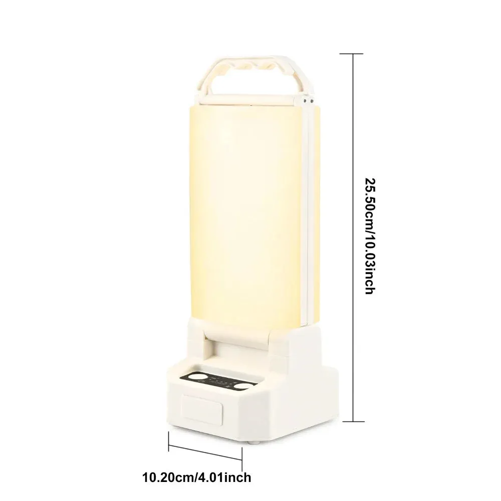 Rechargeable Emergency Lantern - 4500mAh Rechargeable Emergency Light with Dual Charging for Power Outages & Outdoor Use