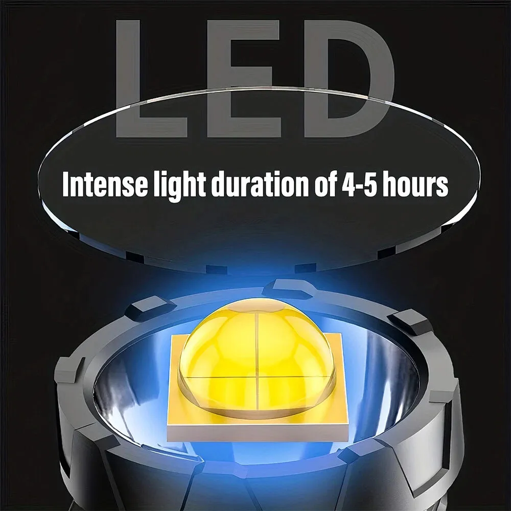 Rechargeable Flashlight Hunting Camping Spot Light Torch LED Handheld Spotlight