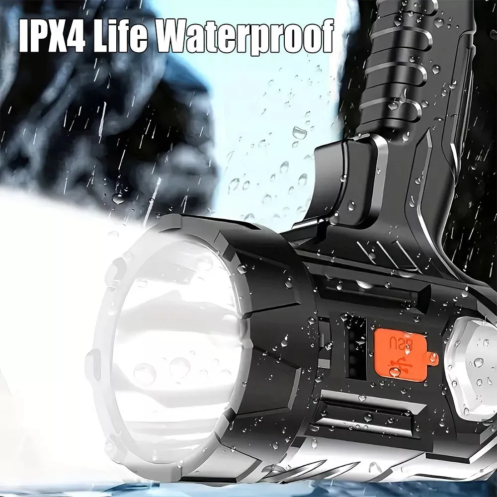 Rechargeable Flashlight Hunting Camping Spot Light Torch LED Handheld Spotlight