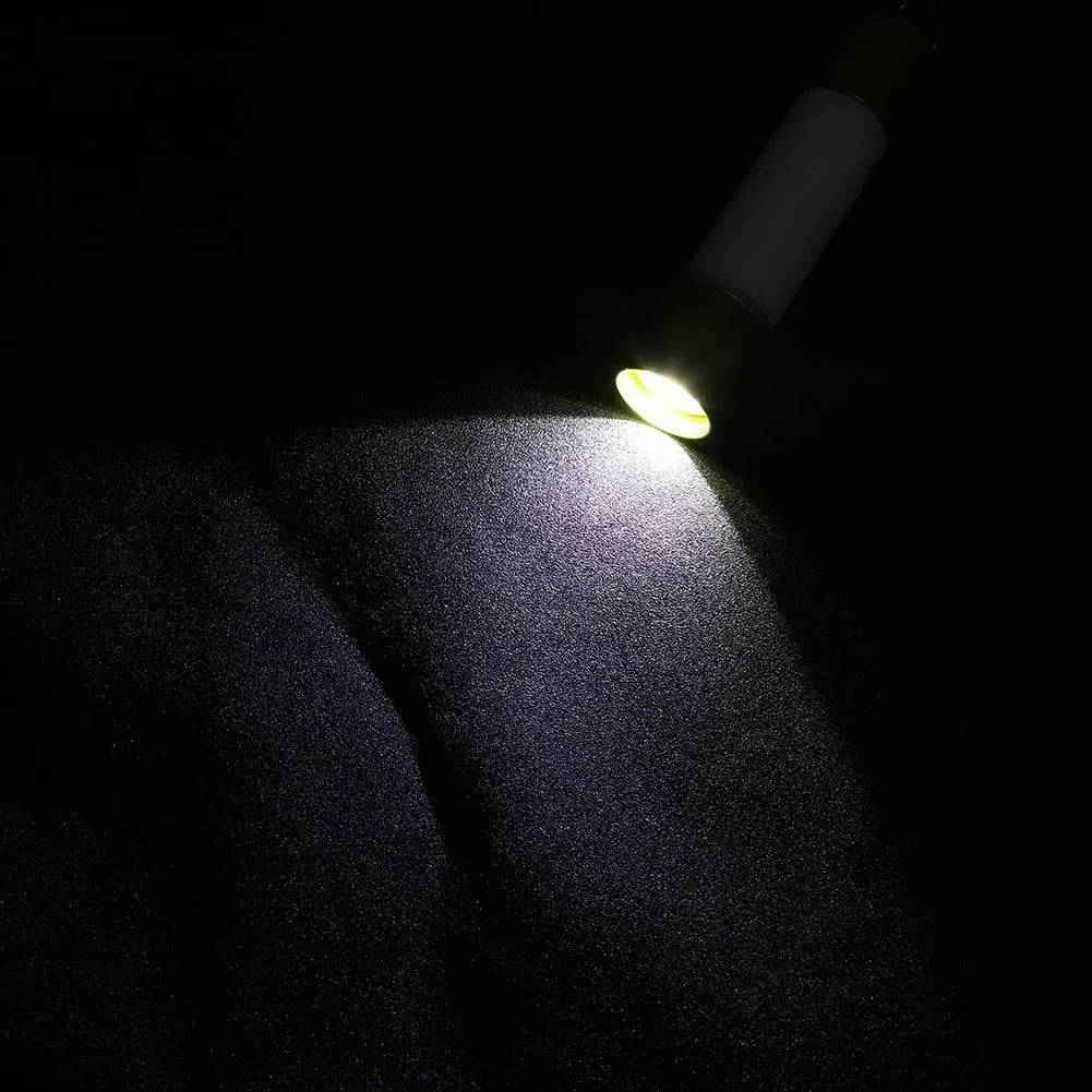 Rechargeable LED Camping Flashlight - Zoomable Portable Hanging Light
