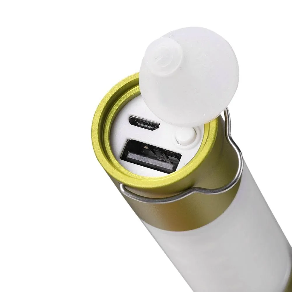 Rechargeable LED Camping Flashlight - Zoomable Portable Hanging Light