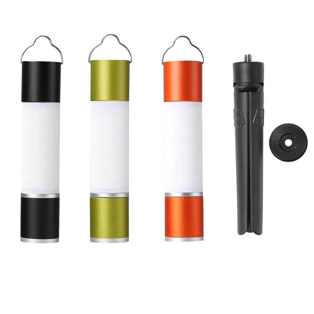 Rechargeable LED Camping Flashlight - Zoomable Portable Hanging Light