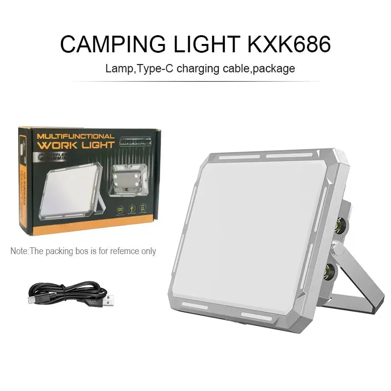 Rechargeable LED Camping Tent Light - High Power, Waterproof, Portable Outdoor Emergency Lantern