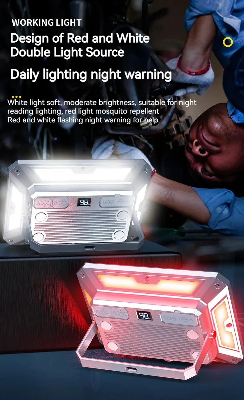 Rechargeable LED Camping Tent Light - High Power, Waterproof, Portable Outdoor Emergency Lantern