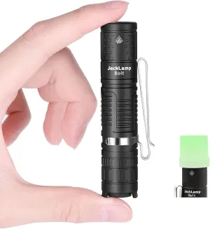 Rechargeable Mini Flashlight with Clip, 1100 High Lumens Super Bright Small Flashlight, IP68 Waterproof EDC Flashlight, 5 Modes Pocket Flashlight with Mode Memory for Camping Hiking