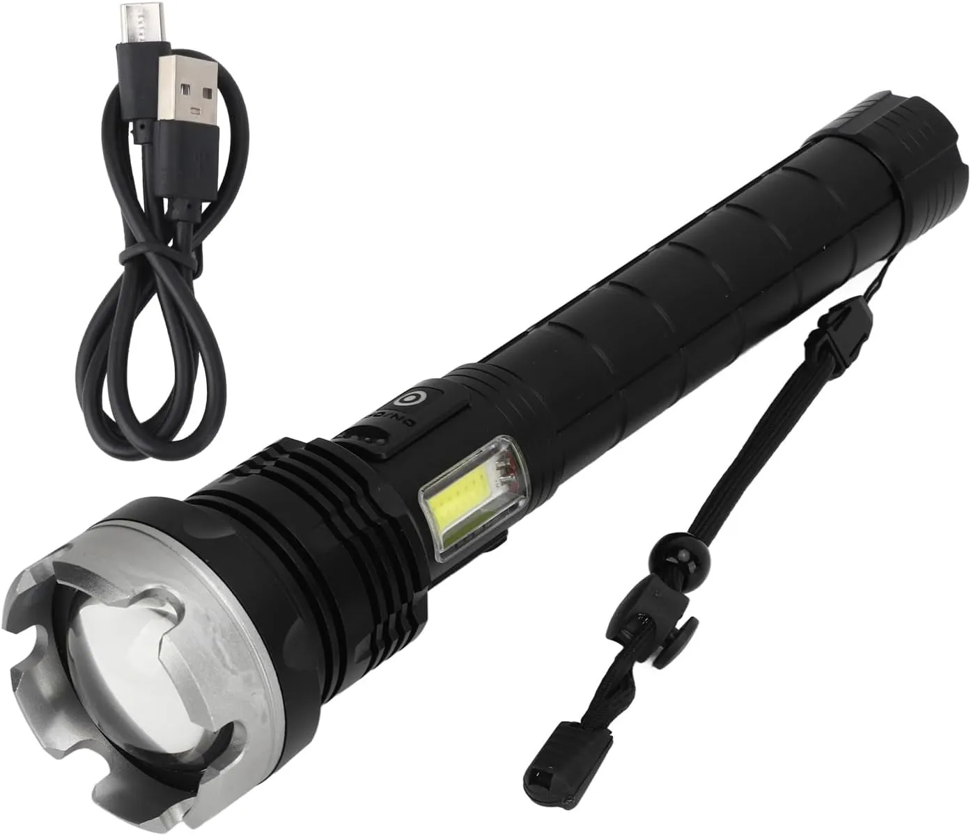 Rechargeable Super Bright Flashlights,Outdoor Flashlight,Zoomable Flashlight,Handheld Retractable Flashlight for Outdoor Adventures, Camping