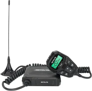 Retevis RA86 GMRS Mobile Radio, GMRS Radio with Antenna, NOAA 30 Channel Repeater, Easy to Install with Full Hardware, Mobile Two Way Radio, for Offroad Jeep