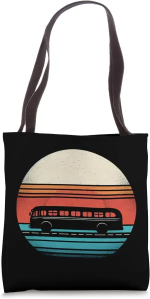 Retro Streetcar Tote Bag