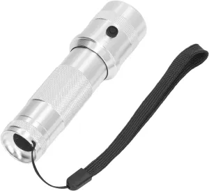 RGB Handheld Flashlight Torch, 10 Color in 1 Stage RGB Color Changing LED Torch IPX4 Waterproof Multicolor Flashlight for Daily Lighting, Camping, Hiking, Hunting, Fishing