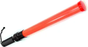 RK 21-Inch Signal Traffic Wand Baton LED Flashlight with Wrist Strap, Orange Finish